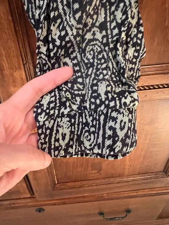 Nom Black & Tan print Joggers | Front & Back Pockets | Size M | Like New - Picture 4 of 10